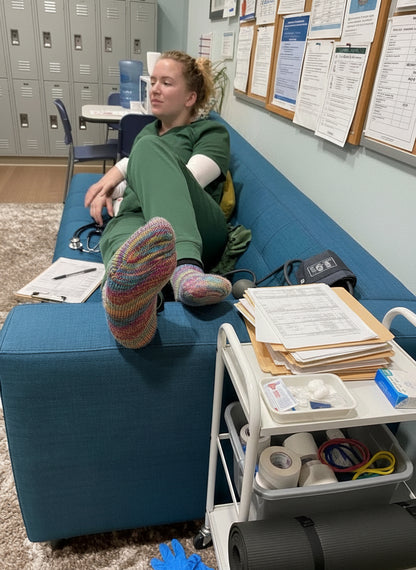 Stella Handpainted Socks-Candy