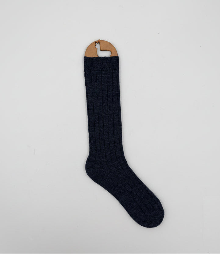 True Rib Dress Socks-Black
