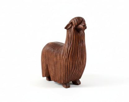 Wooden Huacaya Carving Sculpture