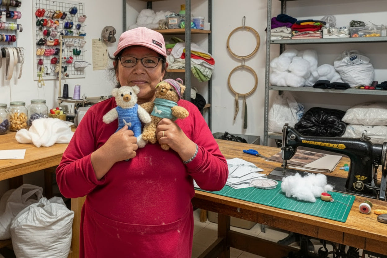 Merino Curlicue Bears