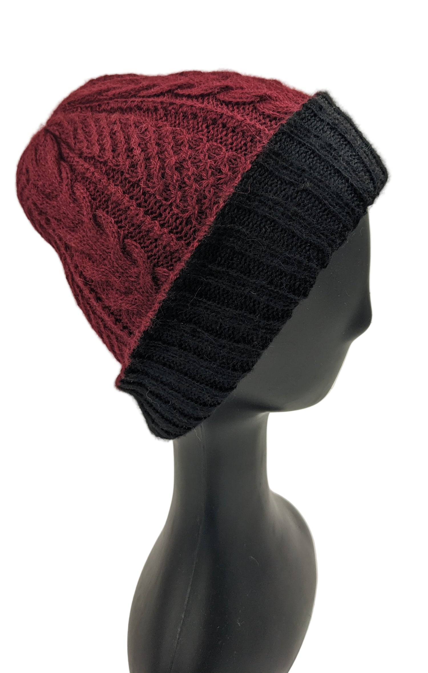 Irish Reversible Alpaca Beanie
