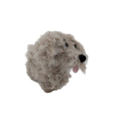 Handmade boucle and crochet dog by Lanart Alpaca