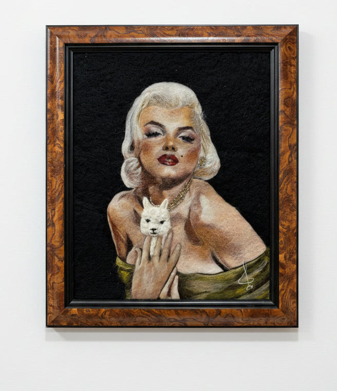 Marylin Alpaca Felted Portrait - Lanart Alpaca