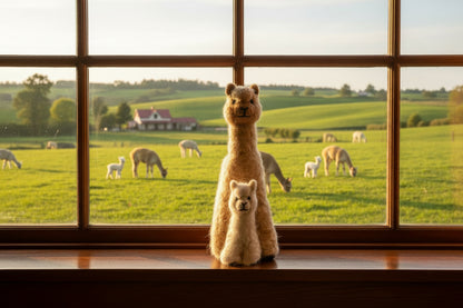 Mama Alpaca &amp; Cria