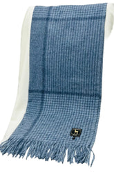 Cross Plaid Alpaca Throw Blanket - Lanart Alpaca