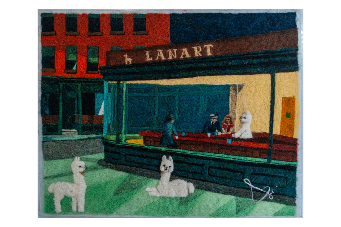 Nighthawks: Alpaca Portrait