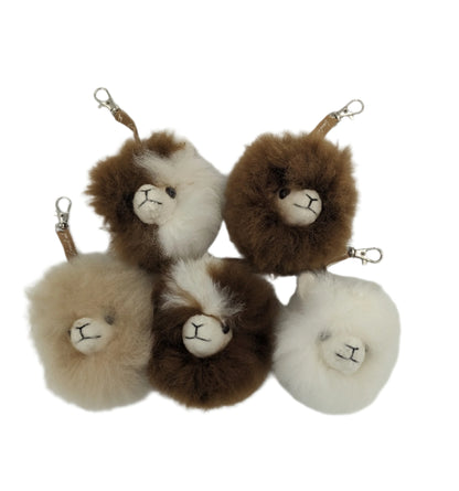 Plush Alpaca Face Charm