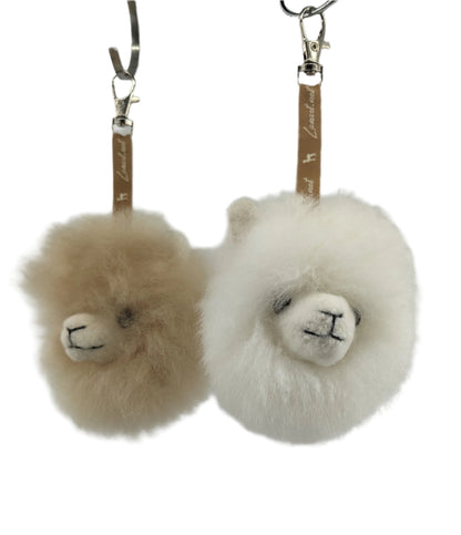 Plush Alpaca Face Charm