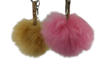 Plush Pompom Charm: Colorful