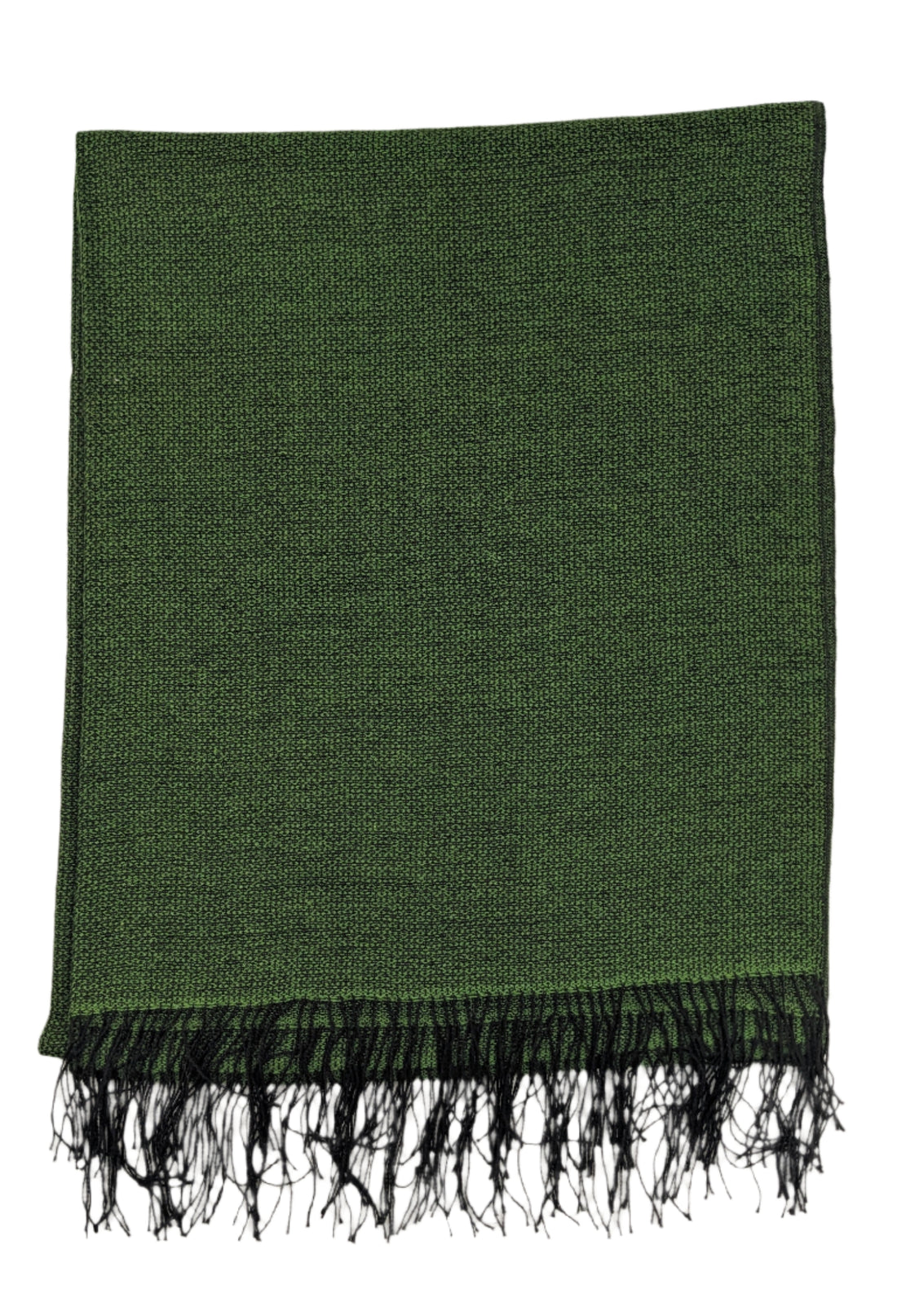 Green &amp; Black Shawl