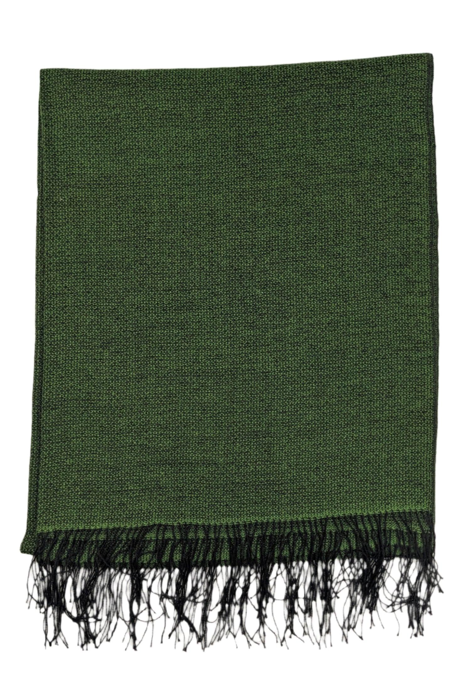 Green &amp; Black Shawl