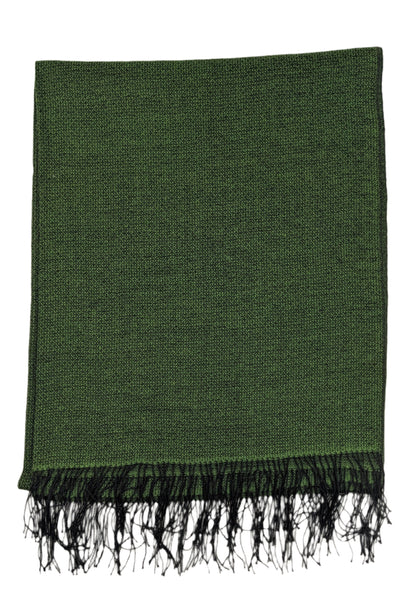 Green &amp; Black Shawl