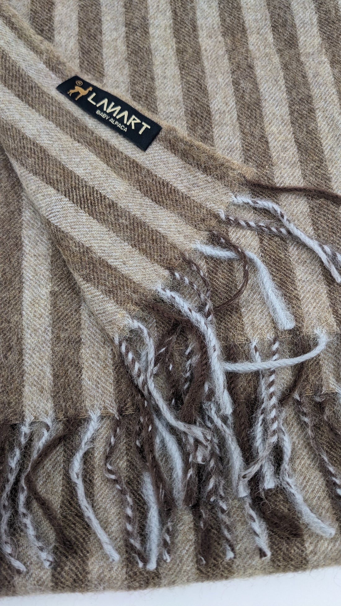 Scarf - Brown stripe