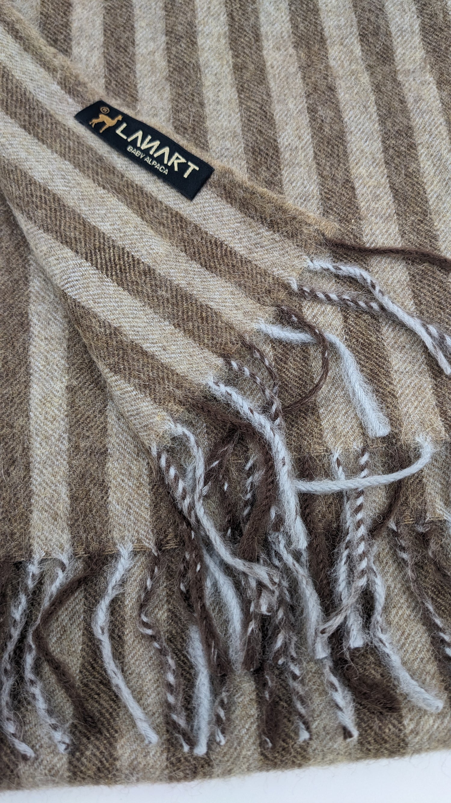 Scarf - Brown stripe