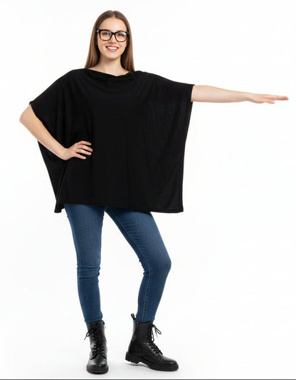 Poncho Style Pullover — Studio