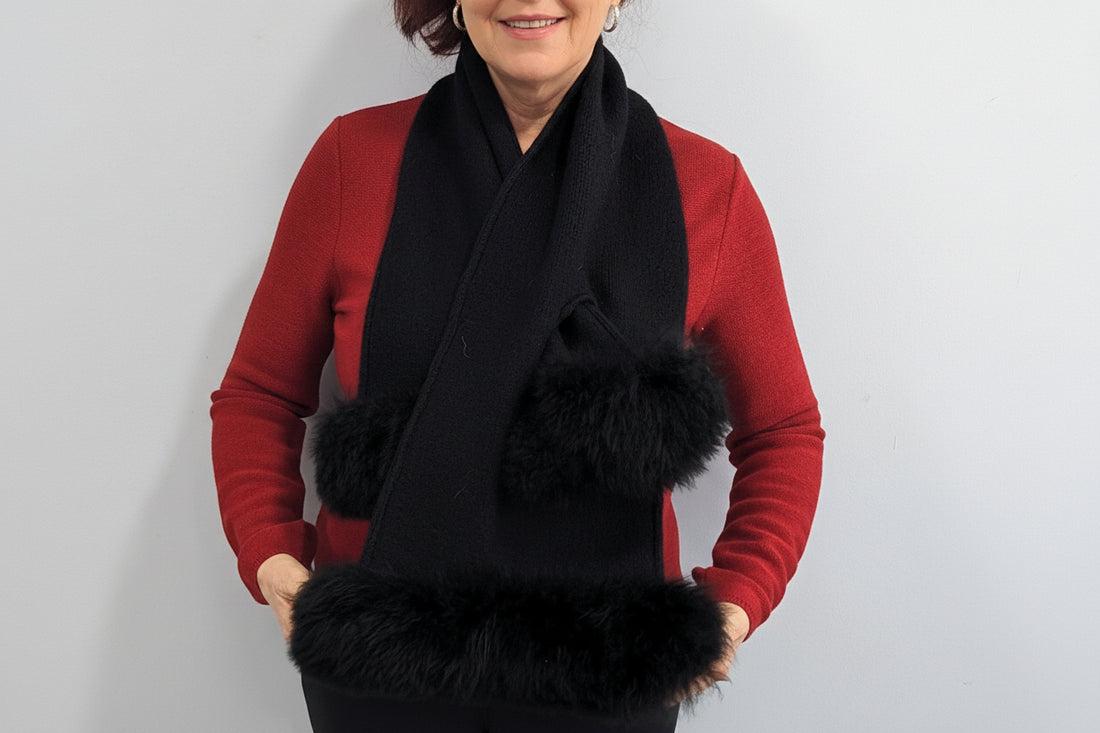Fur Edge Scarf— Studio