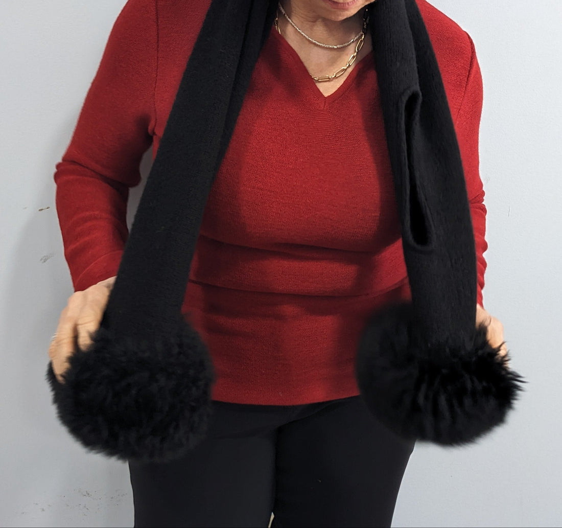 Fur Edge Scarf— Studio