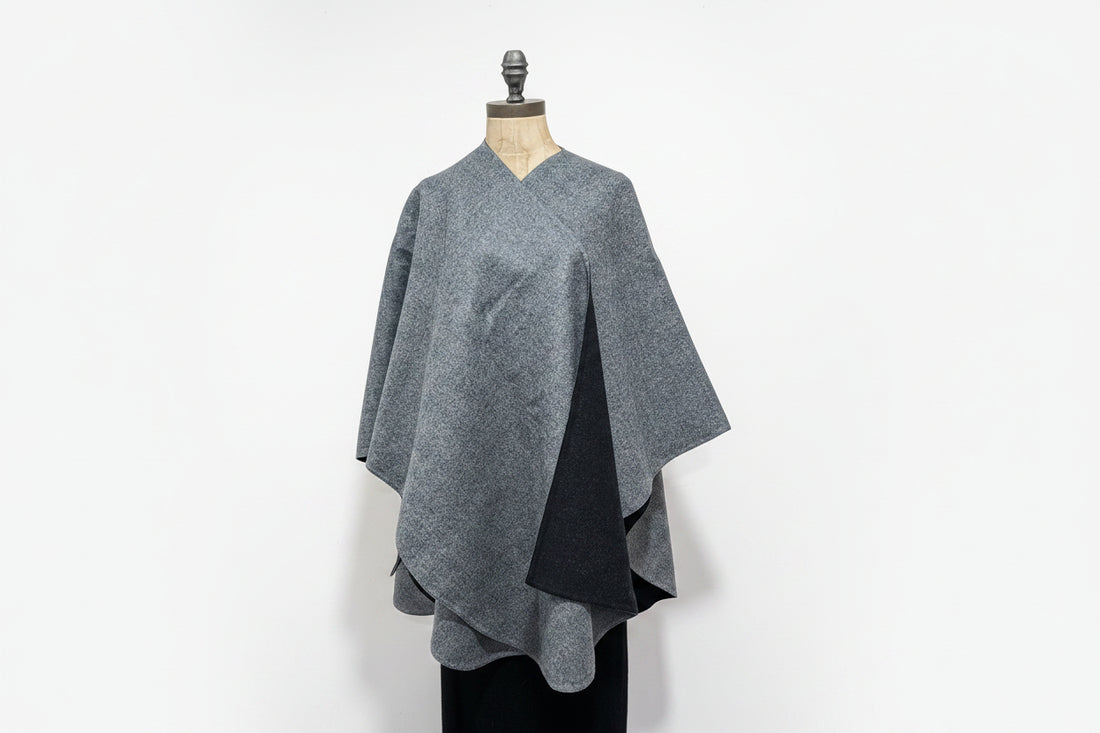 Reversible Ruana Cape — Studio