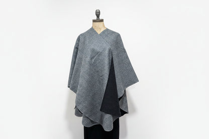Reversible Ruana Cape — Studio