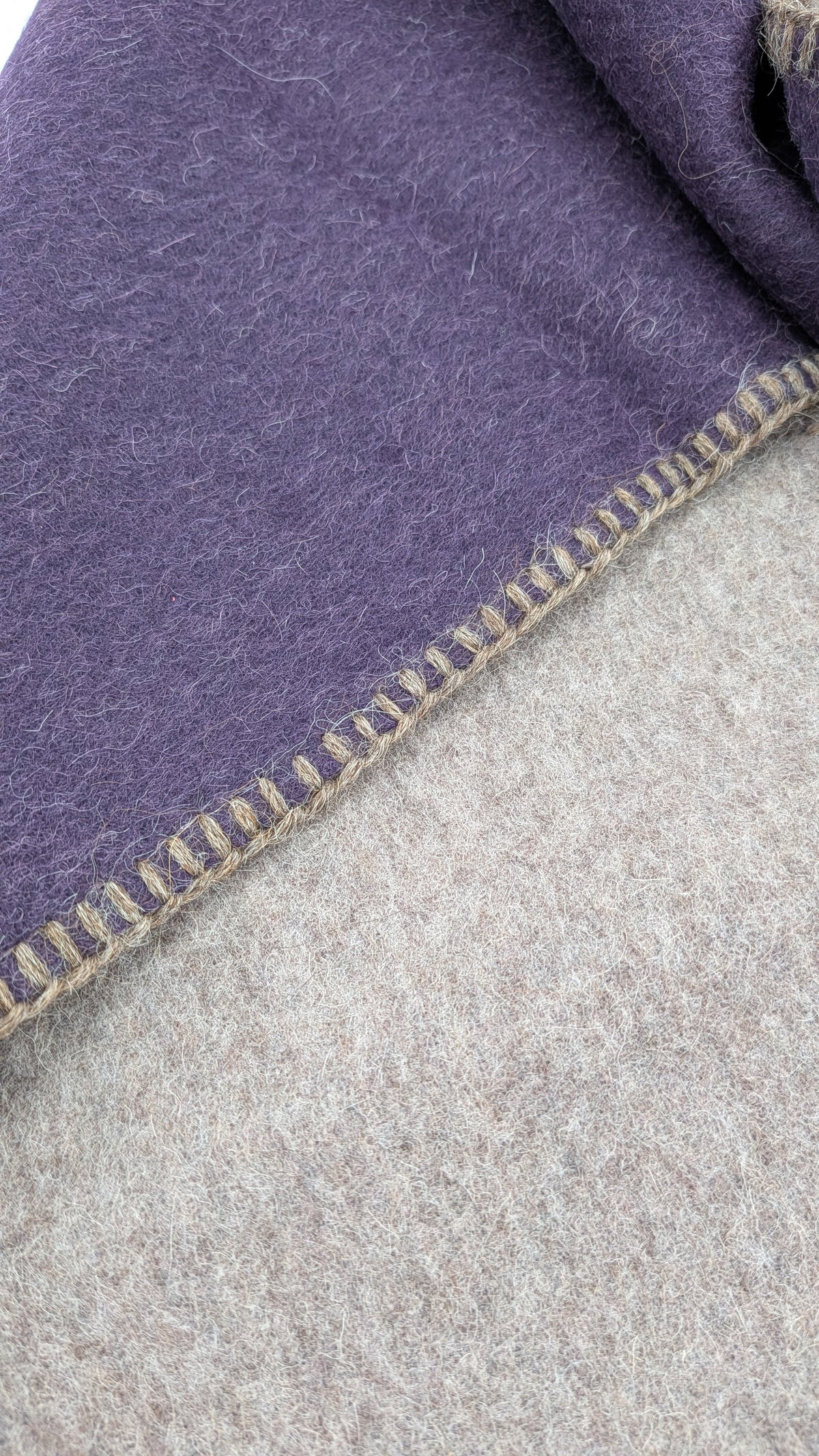 Boho Chic Reversible Scarf-Purple