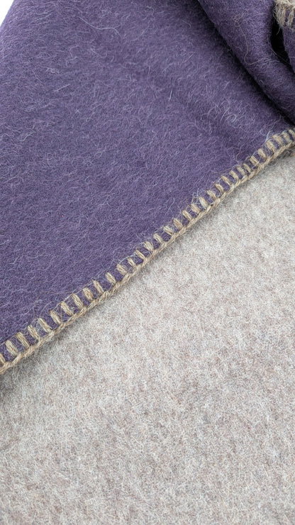 Boho Chic Reversible Scarf-Purple