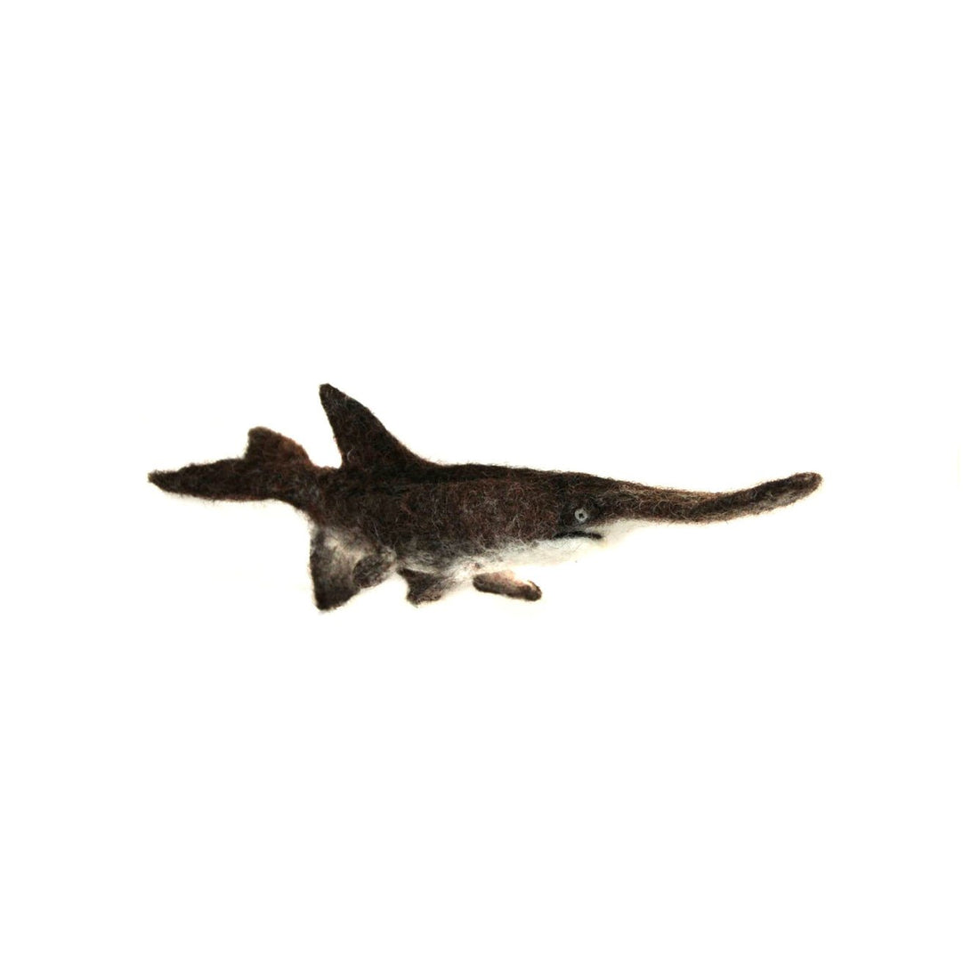 Paddlefish: Felted Alpaca Sculpture - Lanart Alpaca
