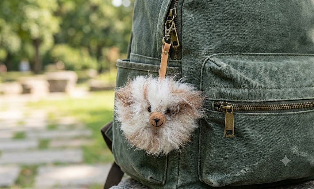 Plush Bear Bag Charm
