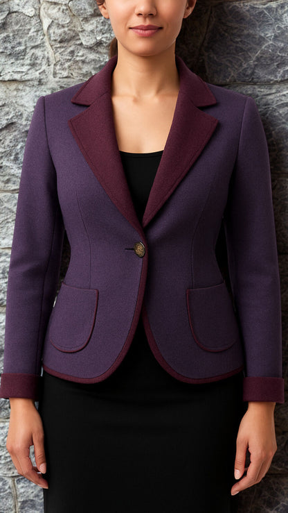Pretty Black/Purple Jacket — Studio