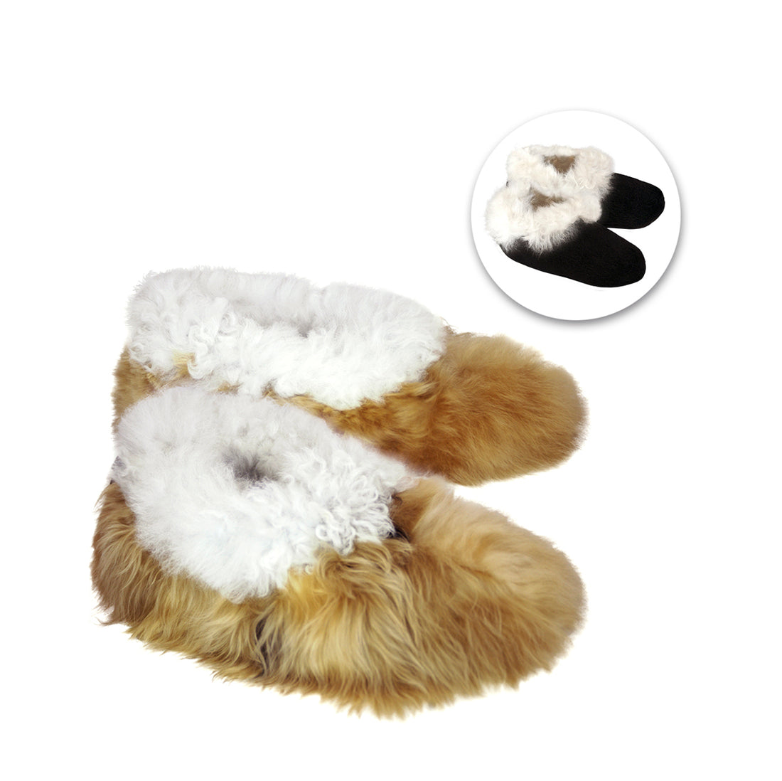 Reversible Fur House Slipper