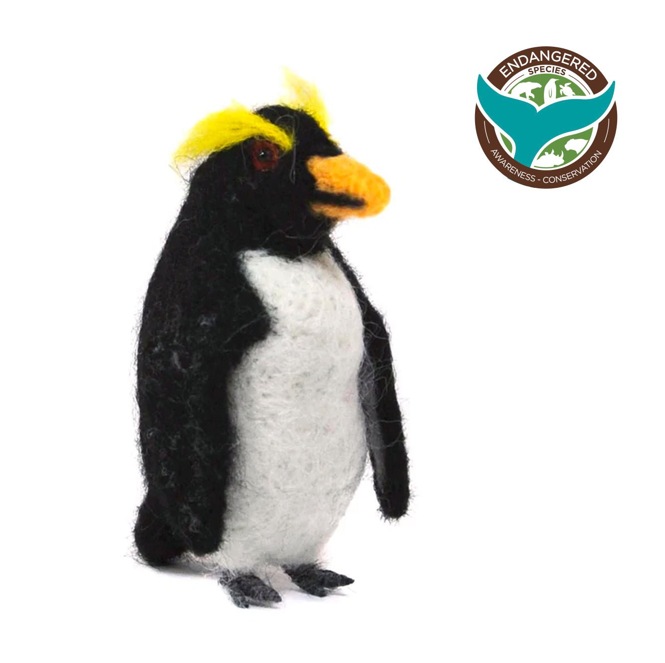 Rockhopper Penguin - Lanart Alpaca Rockhopper_Penguin_Sculpture_Decor