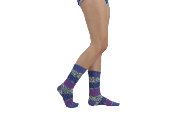 Santa Fe Art Socks-Lavender