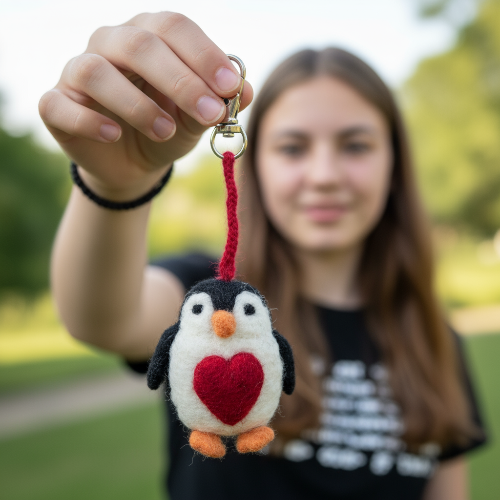Penguin Love Charm