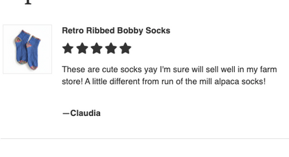 Retro Ribbed Bobby Socks