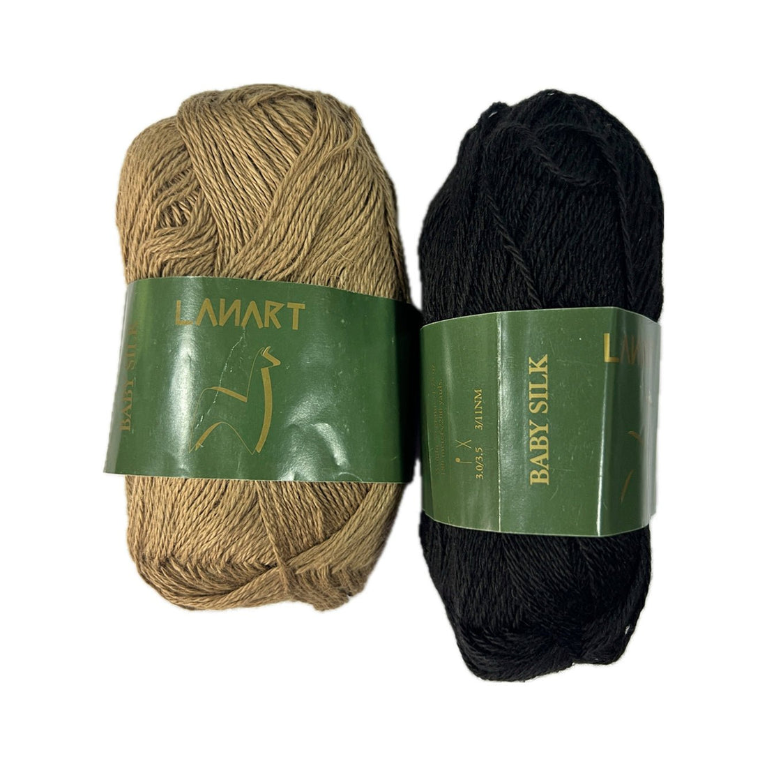 Silk & Baby Alpaca Yarn Skein - Lanart Alpaca