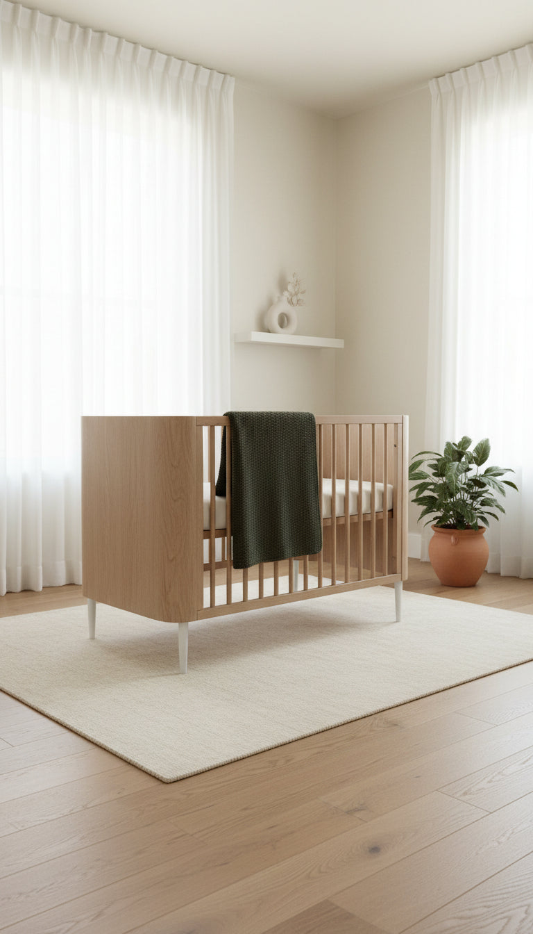 Alpaca Crib Blanket: SAMPLE