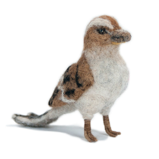 Sparrow: Felted Alpaca Bird