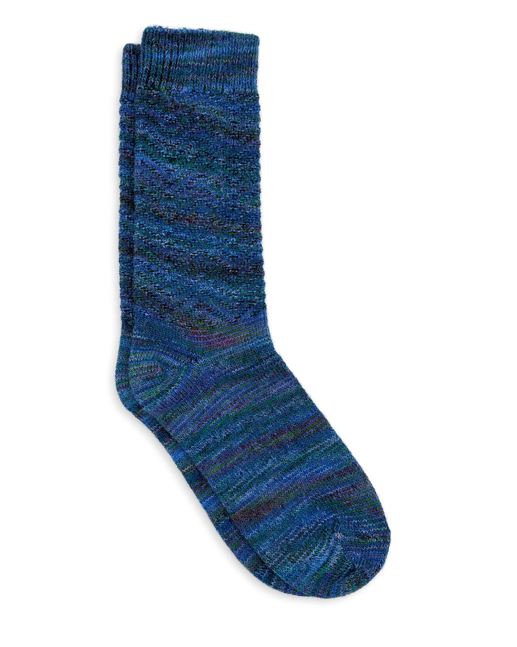 Stella Blue Hand-Painted Socks