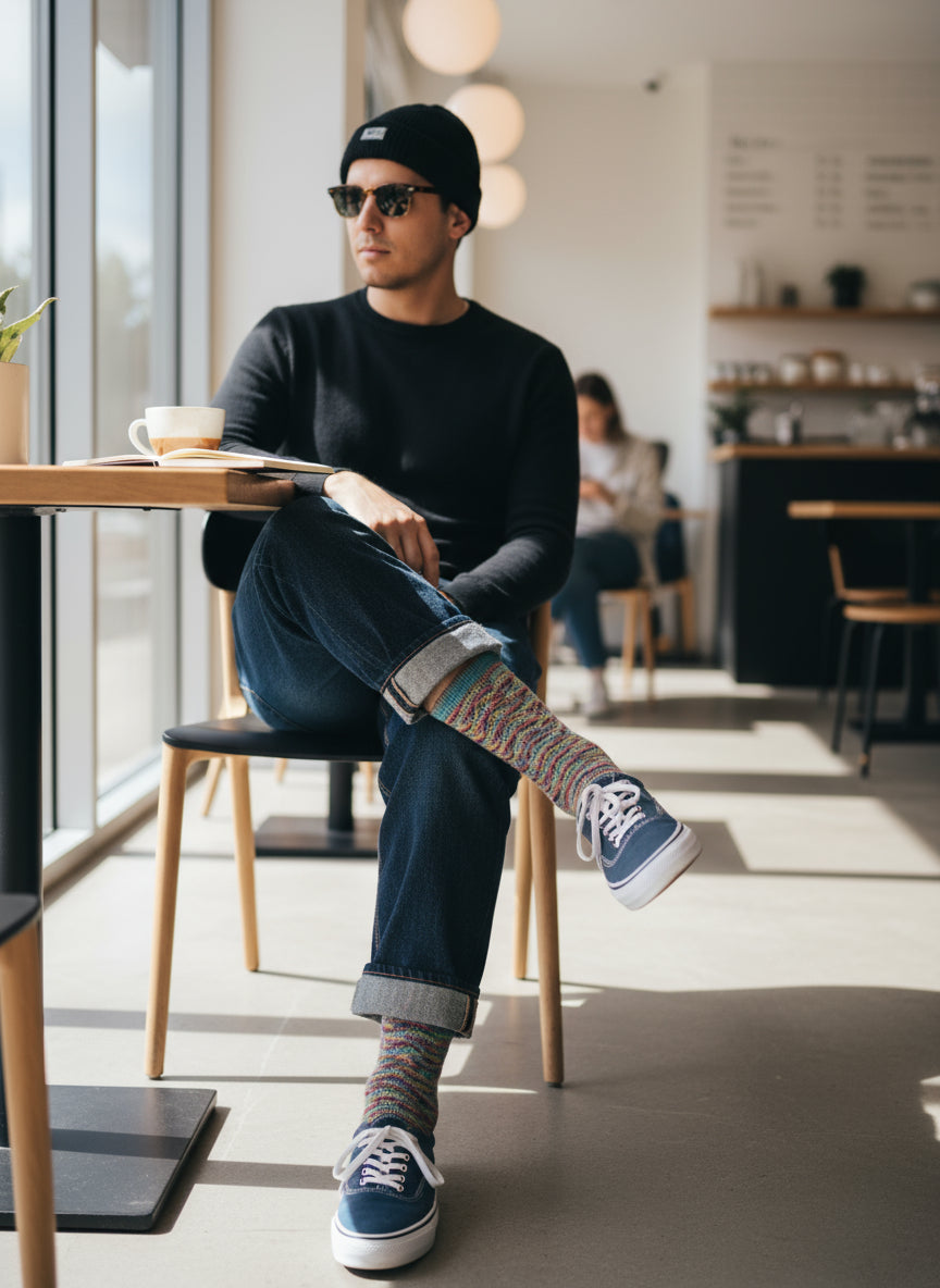 Stella Handpainted Socks - Candy - Lanart Alpaca