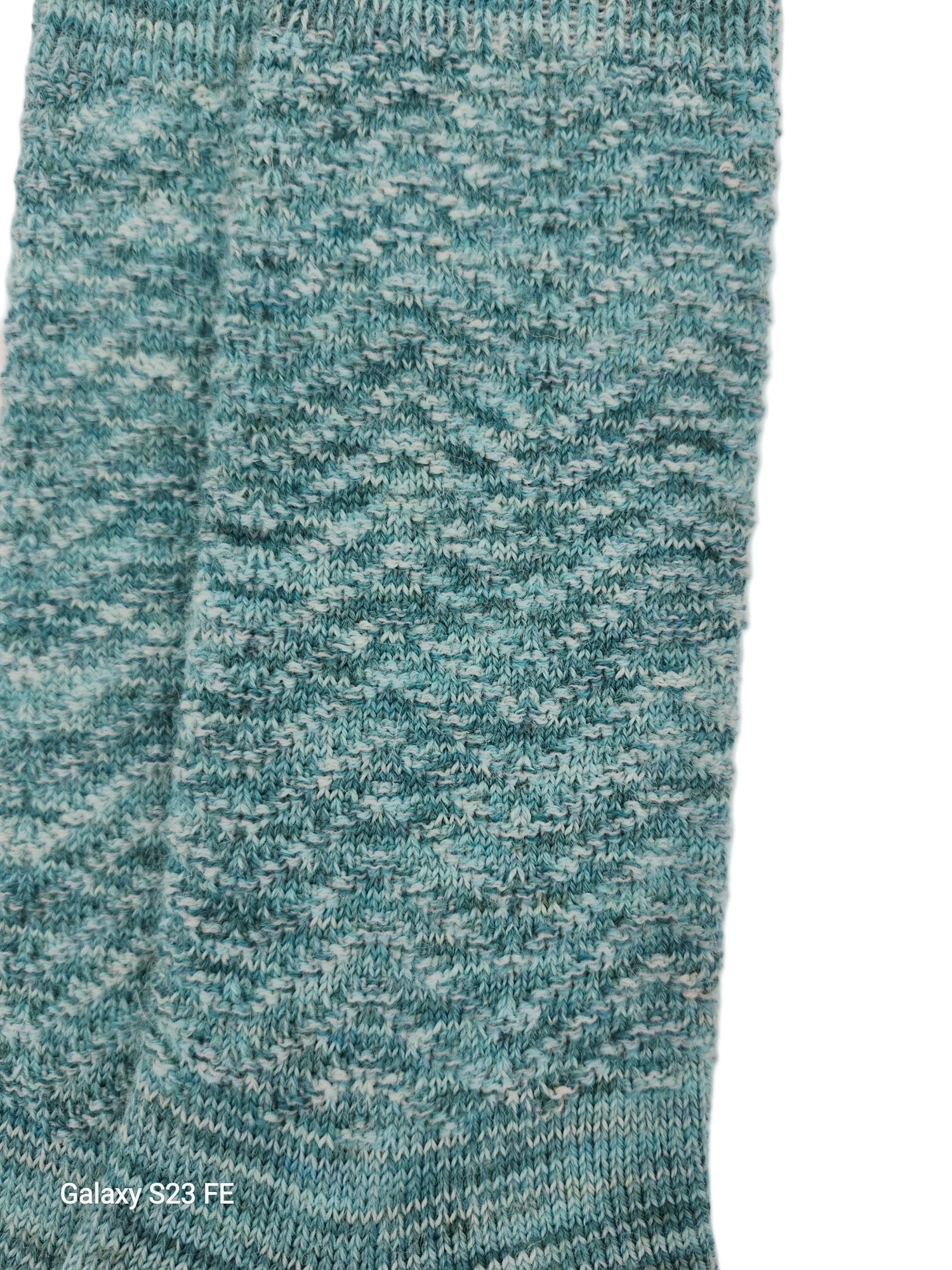 Stella Handpainted Socks - Teal - Lanart Alpaca