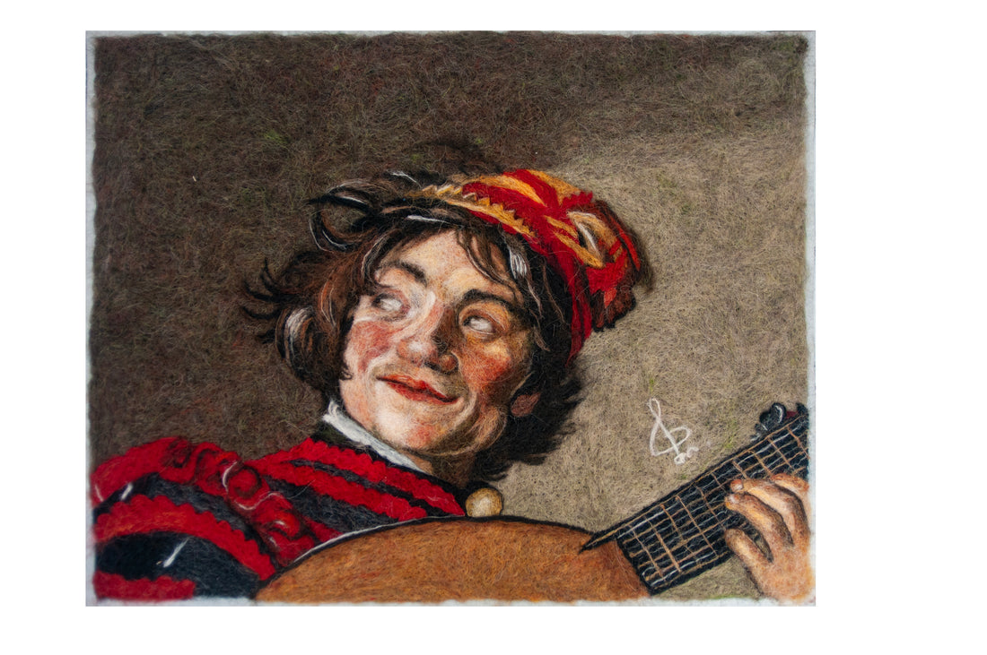 The Clown with the Fiber Lute: Inspired by Hans