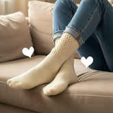 Wellness: Therapeutic Baby Alpaca Sock - Pearl - Lanart Alpaca