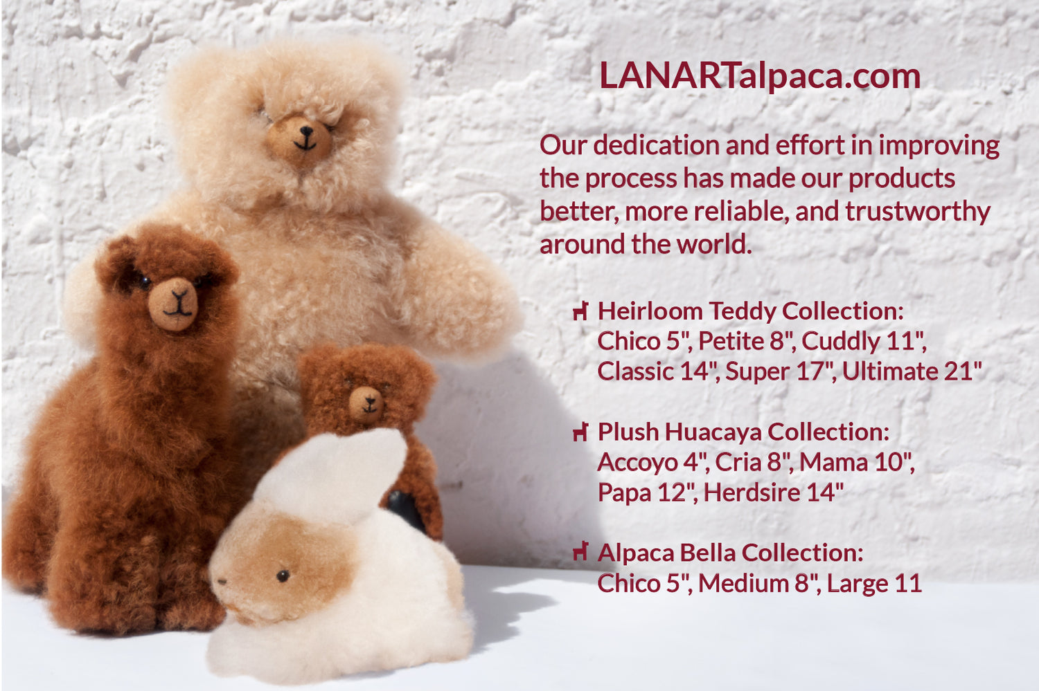 Plush Mama Alpaca 10&quot;