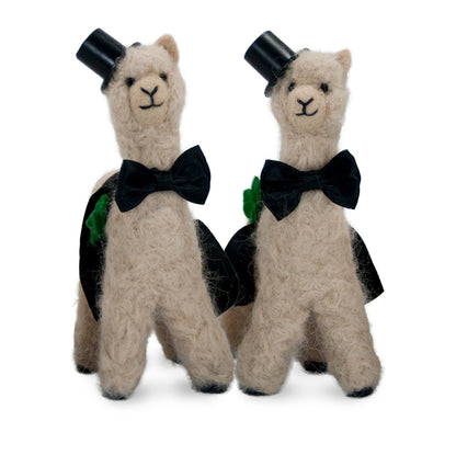 Groom &amp; Groom Set - Lanart Alpaca Gay Alpacas