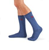 Everest Outdoor Alpaca Socks Denim - Lanart Alpaca
