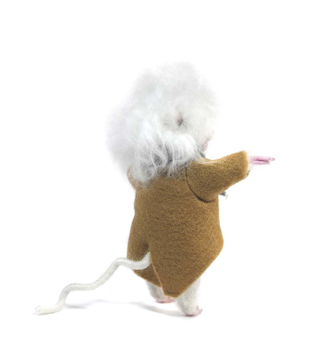 Albert Mouse: Felted WoolPaca Sculpture