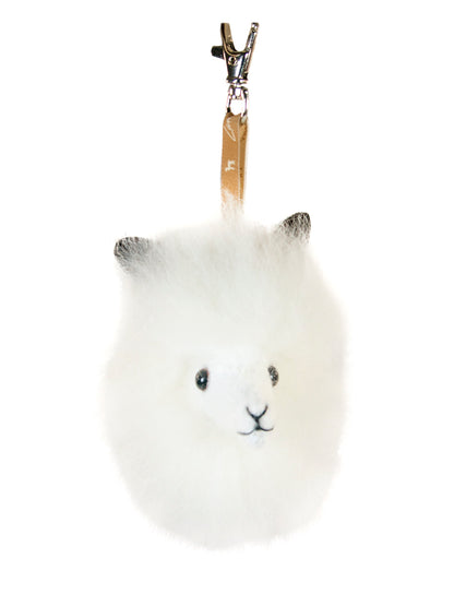 Plush Alpaca Face Charm