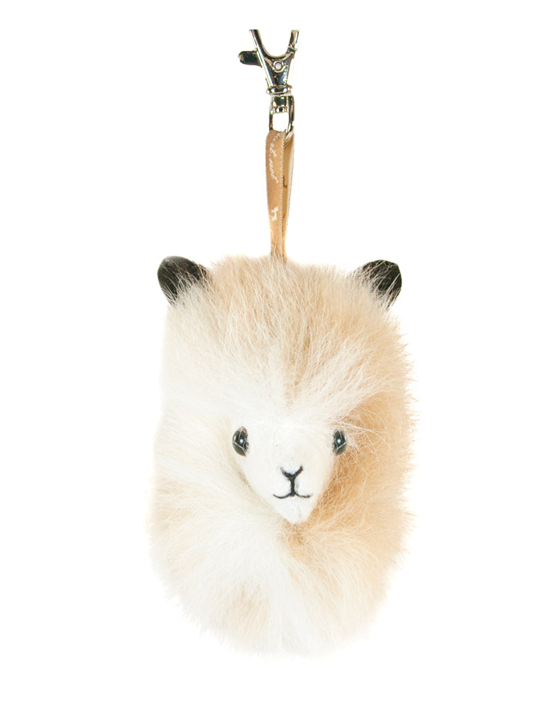 Plush Alpaca Face Charm