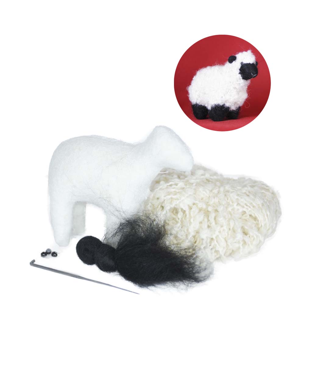 DIY Felting Kit: Boucle Lamb