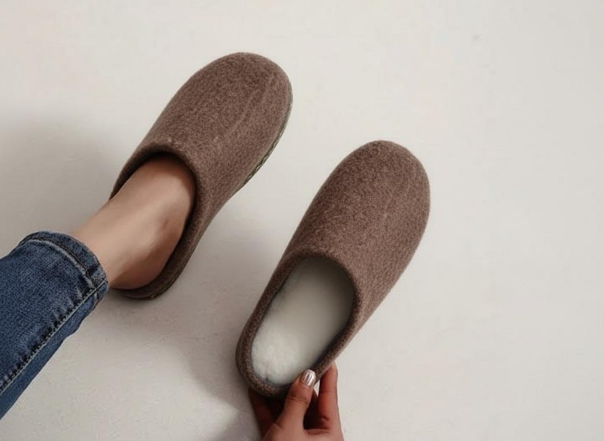 Boucle Slippers - Caramel