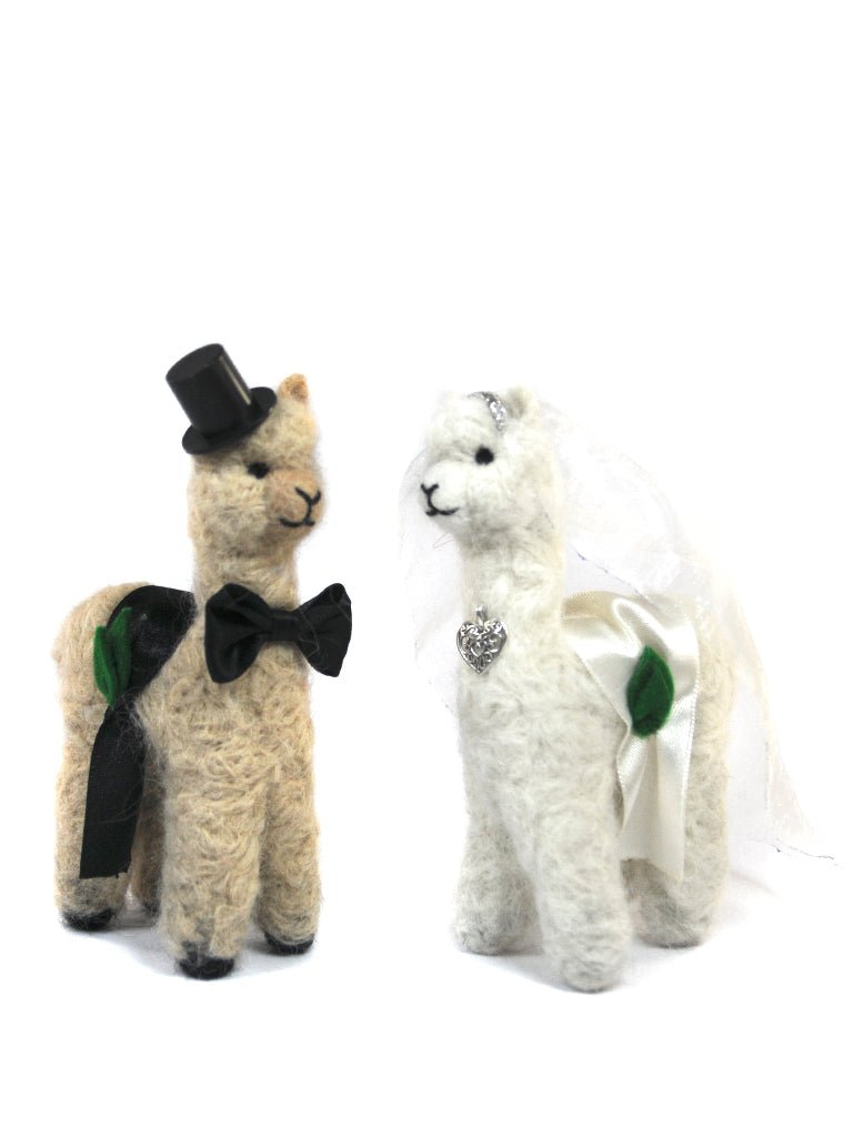 Bride &amp; Groom Set - Lanart Alpaca